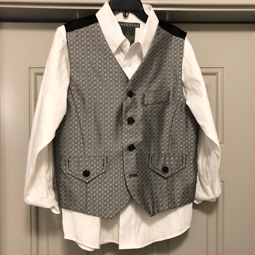 Boys’ Suit Vest, Shirt and Pant size 7